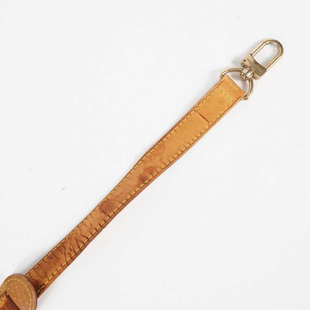 Auth Louis Vuitton Vachetta Leather Shoulder Strap Adjustable Tan Vintage XY266