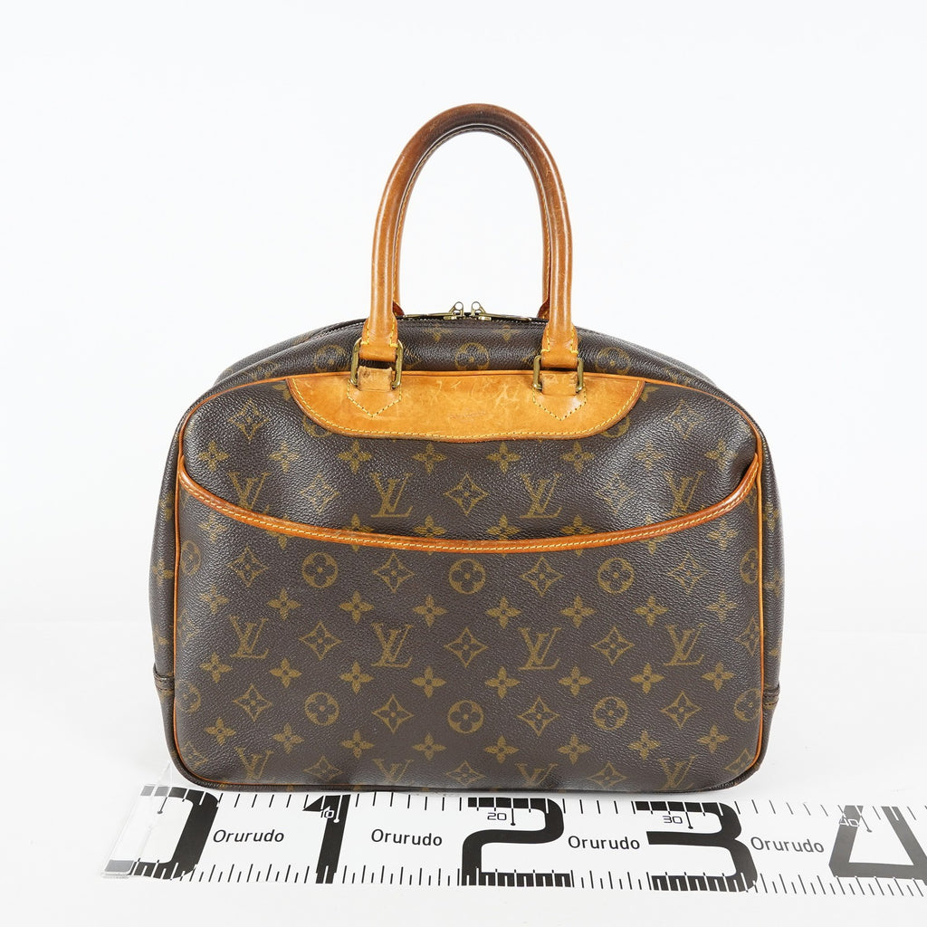 Louis Vuitton Deauville M47270 Monogram Canvas Brown Used Handbag 09M452945808
