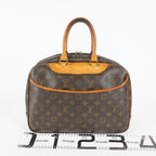 Louis Vuitton Deauville M47270 Monogram Canvas Brown Used Handbag 09M452945808