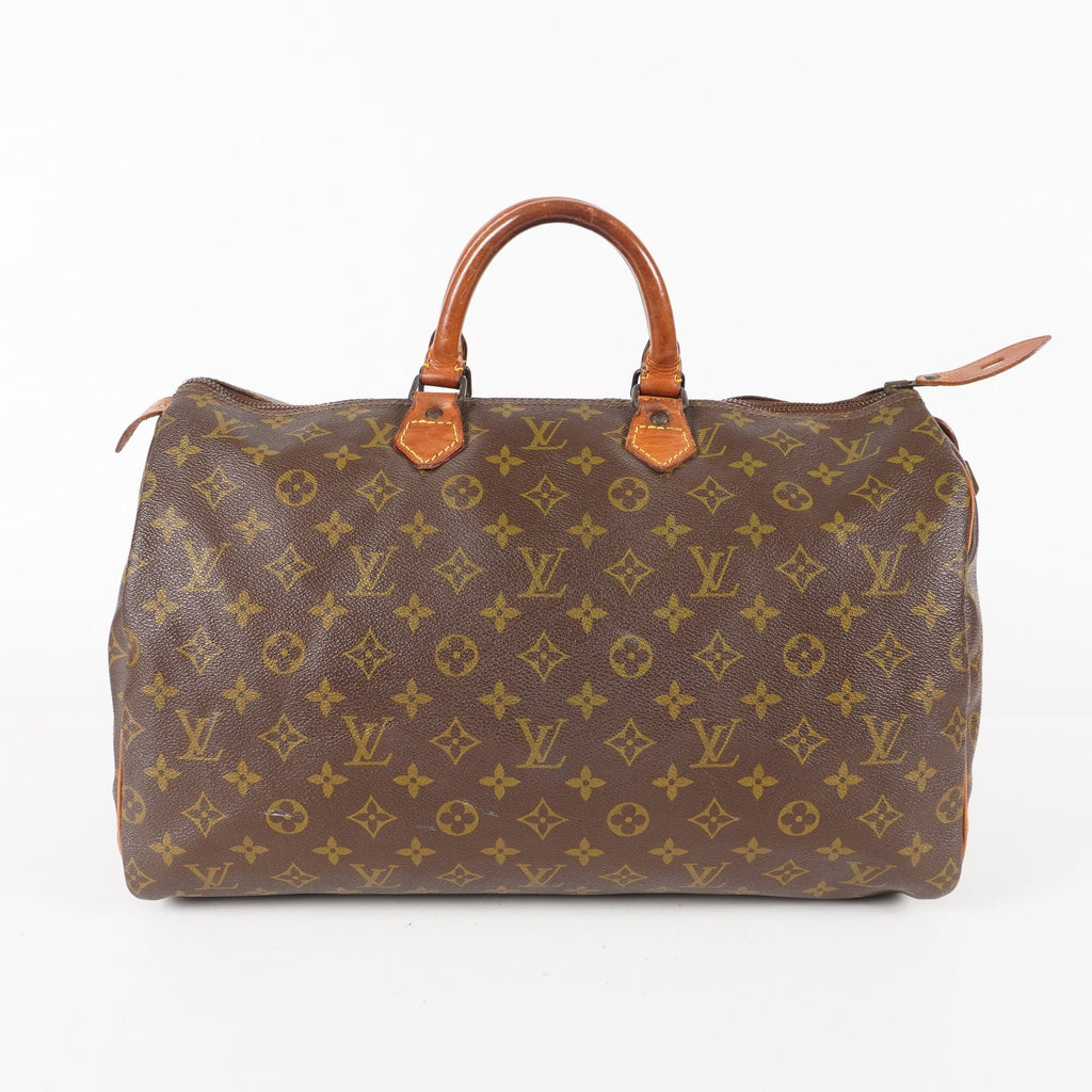 Authentic Louis Vuitton Monogram Speedy 40 Hand M41522 Boston Bag 06E044070015