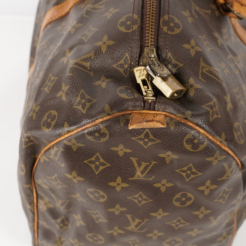 LOUIS VUITTON Keepall 50 Monogram Boston Bag Brown vintage M41426 01E143520022