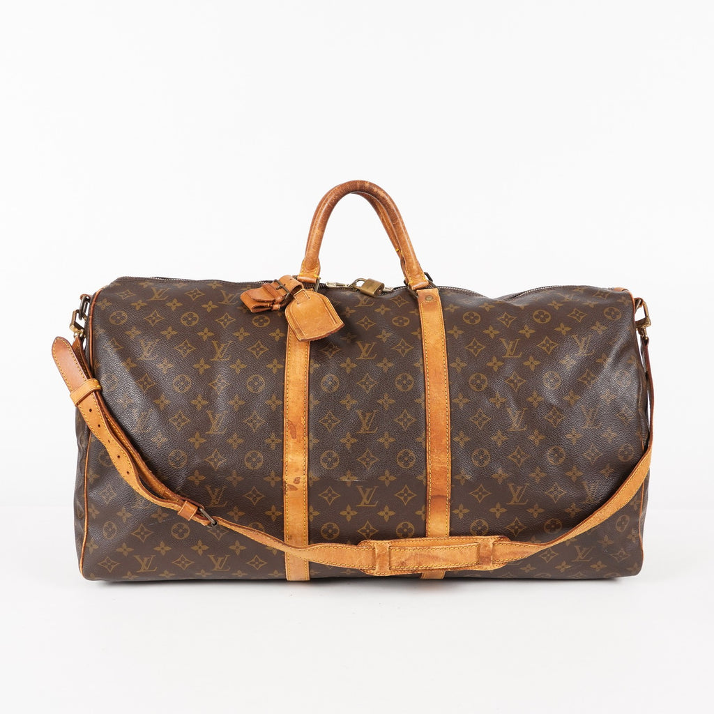 LOUIS VUITTON Monogram Keepall 60 Boston Bag LV Auth M41422 06E104620013