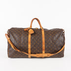 LOUIS VUITTON Monogram Keepall 60 Boston Bag LV Auth M41422 06E104620013