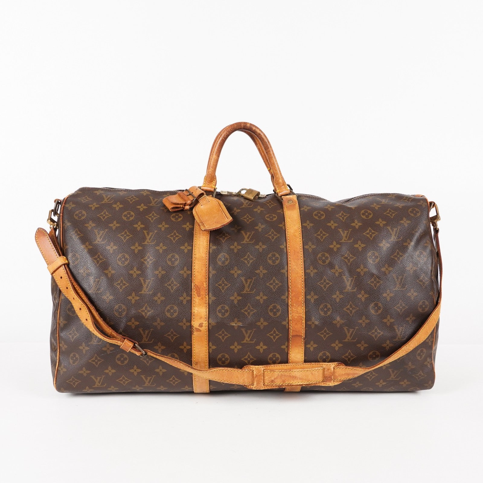 LOUIS VUITTON Monogram Keepall 60 Boston Bag LV Auth M41422 06E104620013