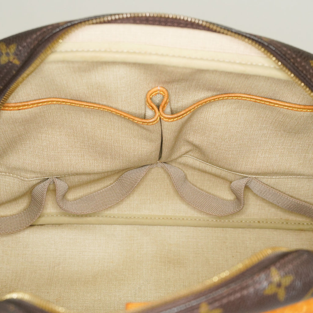 Louis Vuitton Deauville M47270 Monogram Canvas Brown Used Handbag 09M452945808