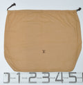 Louis Vuitton Dust Bag Storage Pouch Drawstring Beige LV Logo Authentic 43x44