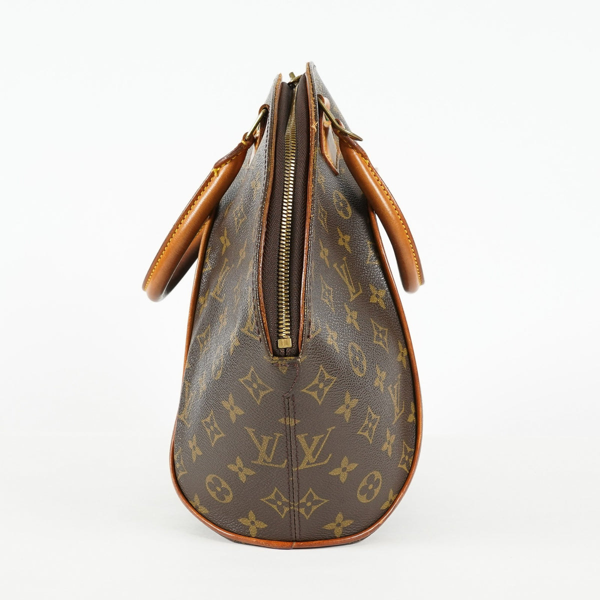 Louis Vuitton Ellipse MM M51126 Monogram Canvas Brown Used Handbag 09A053775209
