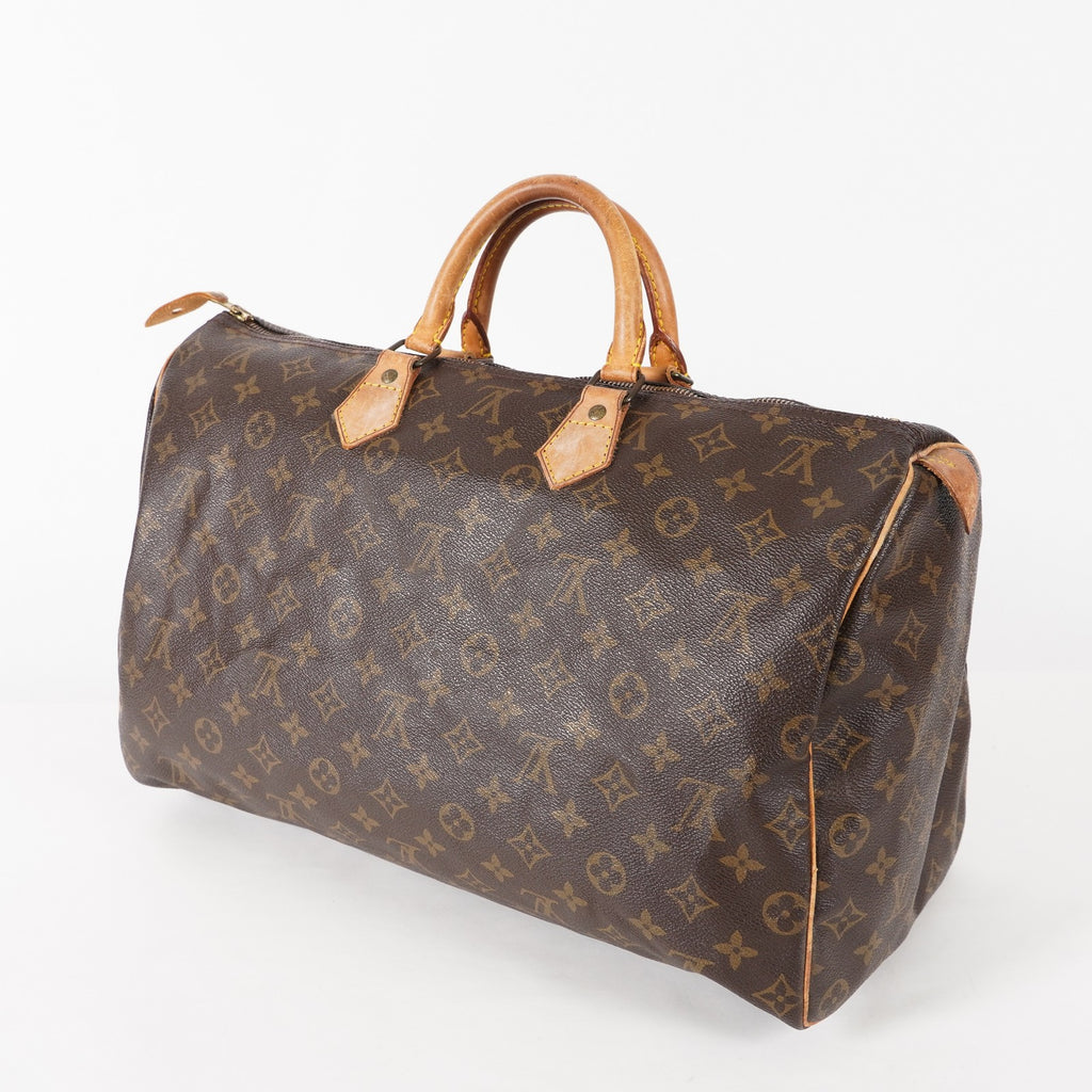 Authentic Louis Vuitton Monogram Speedy 40 M41522 Hand Boston Bag 02E435834425