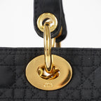 Christian Dior Black Nylon Medium Lady DIOR Bag VINTAGE 12E263850008