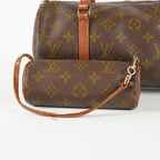 Louis Vuitton Papillon 30 M51385 Monogram Canvas Brown Barrel Bag 09E094180011