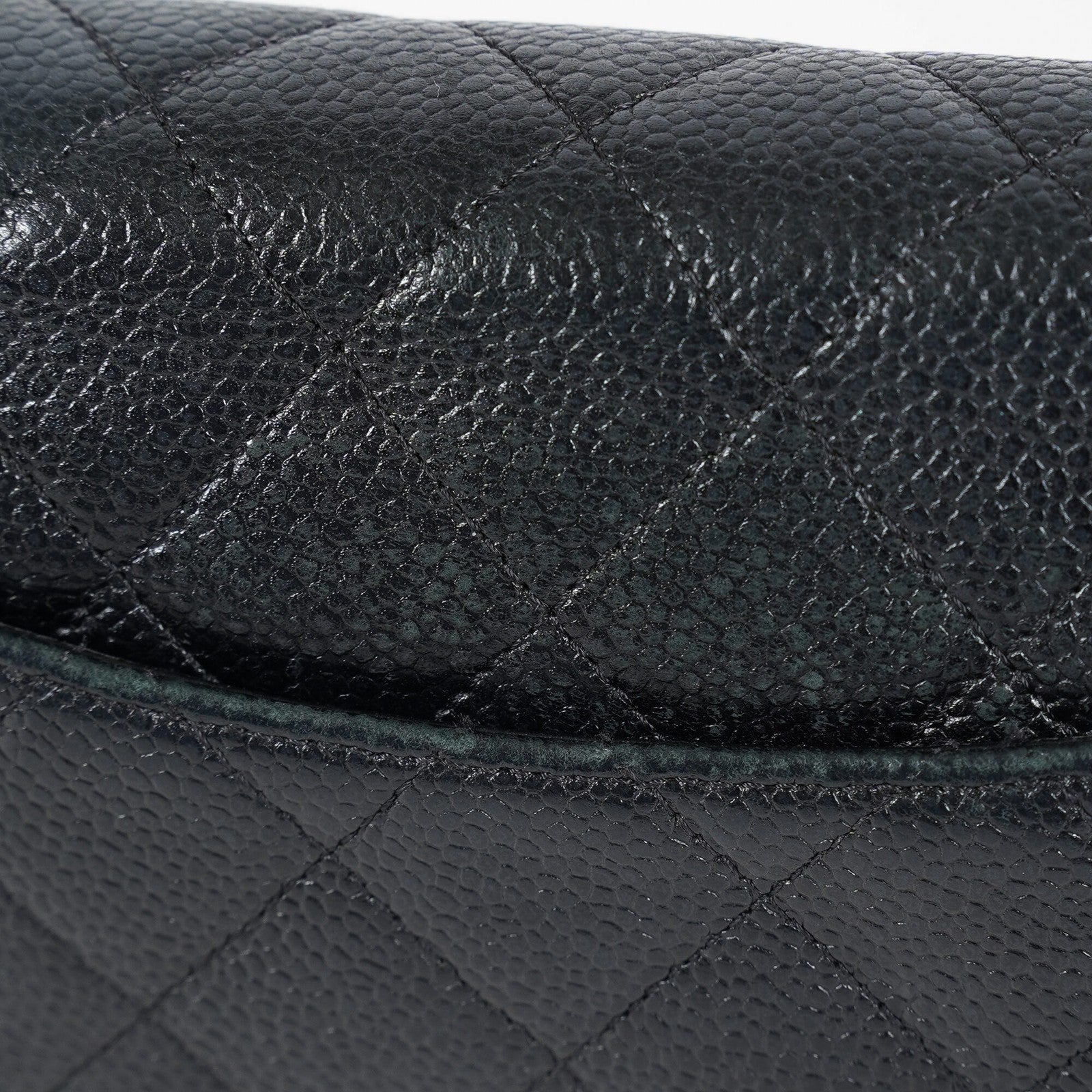 Chanel Caviar Quilted Wallet On Chain WOC Black Crossbody Bag Gold 07E2620790012