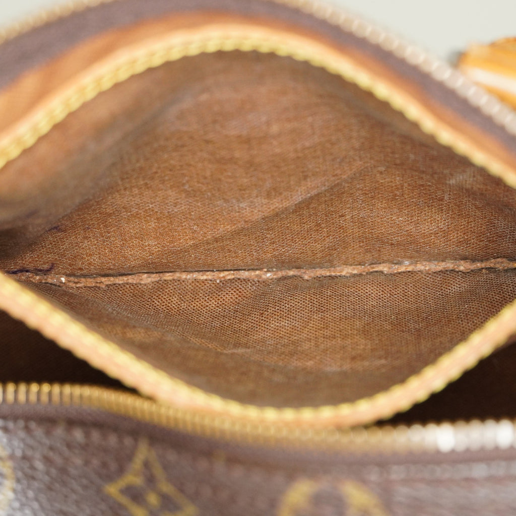 Louis Vuitton Speedy 25 M41528 Monogram Canvas Boston Handbag Brown 07A096978405