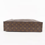 LOUIS VUITTON Sac Plat Handbag Monogram Canvas Brown M51140 06E092310012