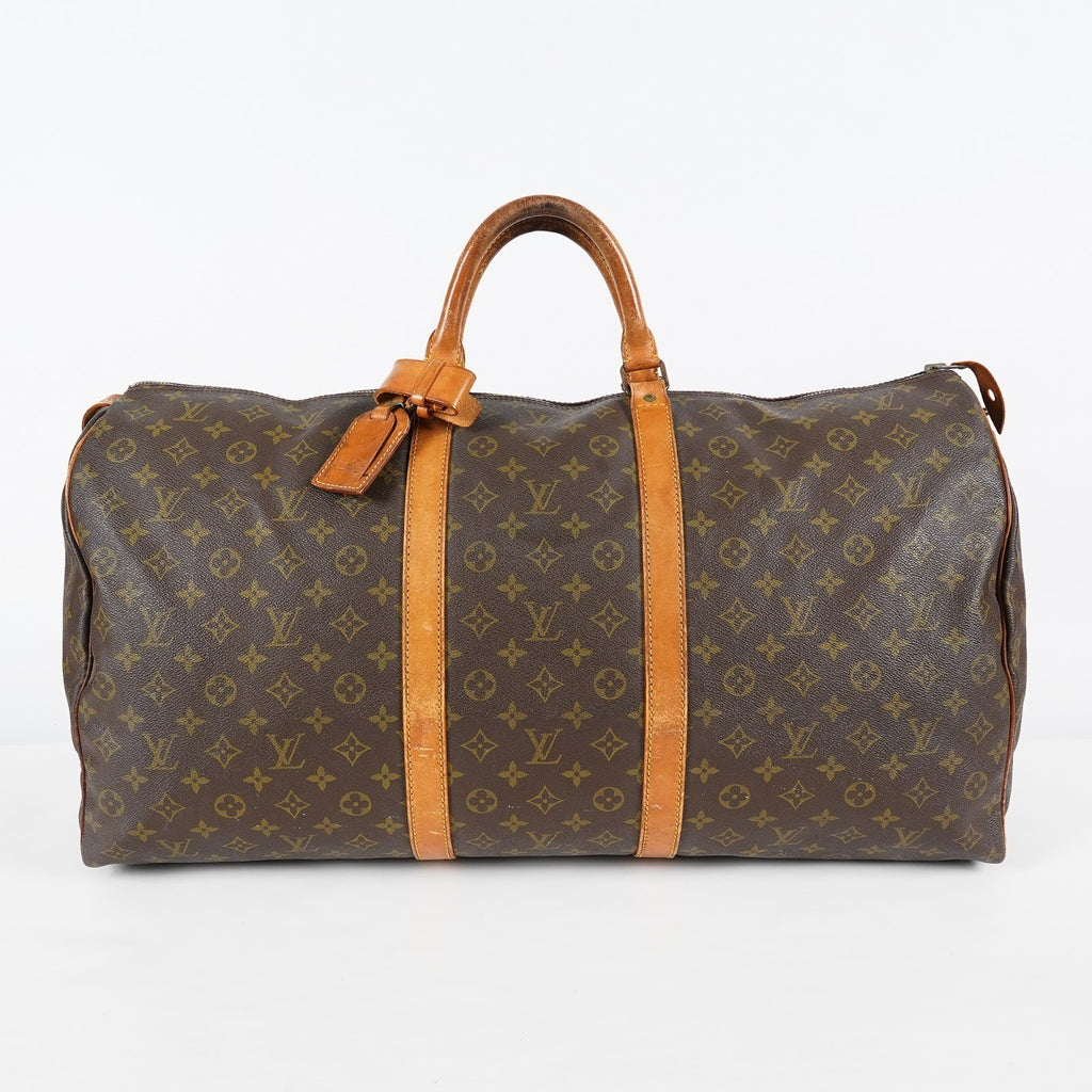 Louis Vuitton Keepall 60 M41422 Monogram Canvas Brown Used Duffle 07E123740027