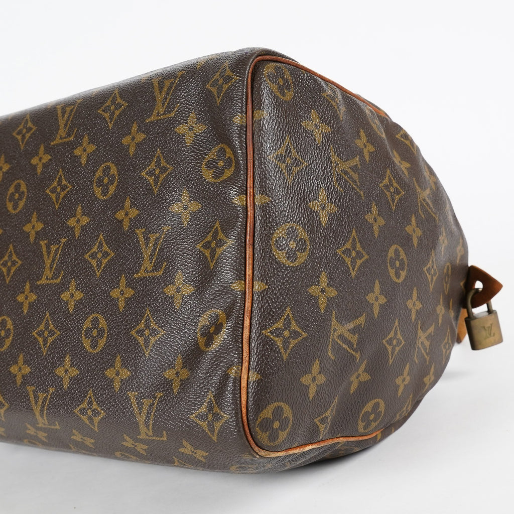Louis Vuitton Speedy 35 Monogram Canvas Handbag Boston Bag M41524 08E034620021