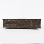 Louis Vuitton Sac Plat Monogram Canvas Hand Tote Bag Brown M51140 08E412310010
