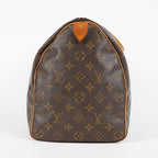 Louis Vuitton Speedy 40 M41522 Monogram Canvas Brown Used Handbag 08E184180012