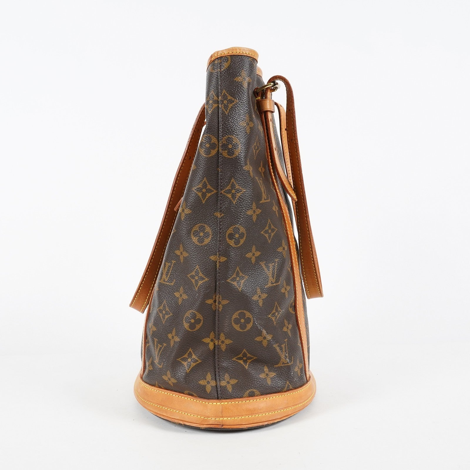 Louis Vuitton Monogram Bucket GM Shoulder Tote Bag Brown M42236 07E202860017