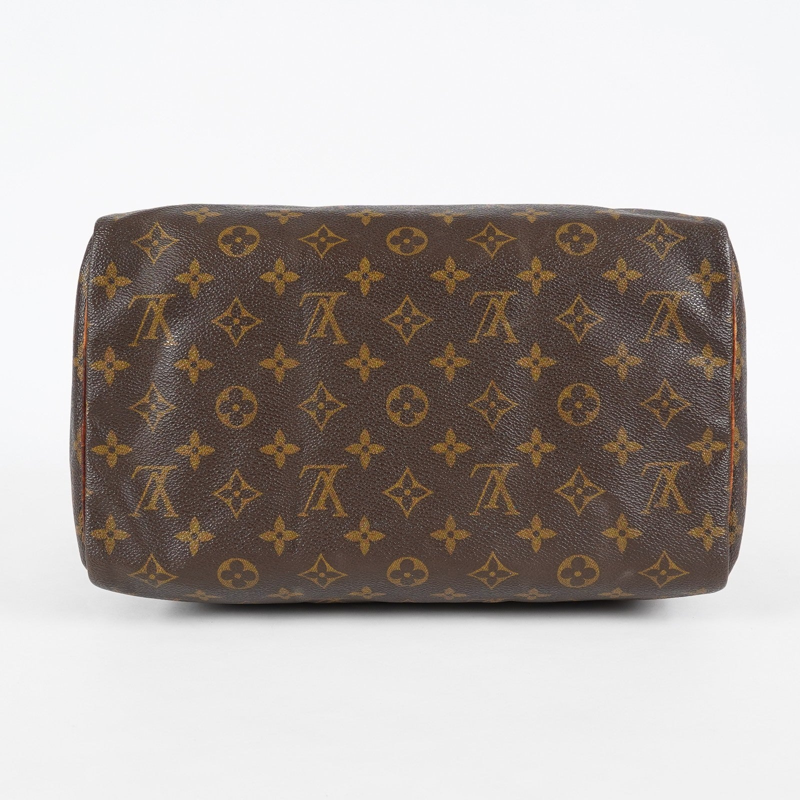 Louis Vuitton Monogram Speedy 30 Handbag Boston Bag M41526 Brown 07E045170010