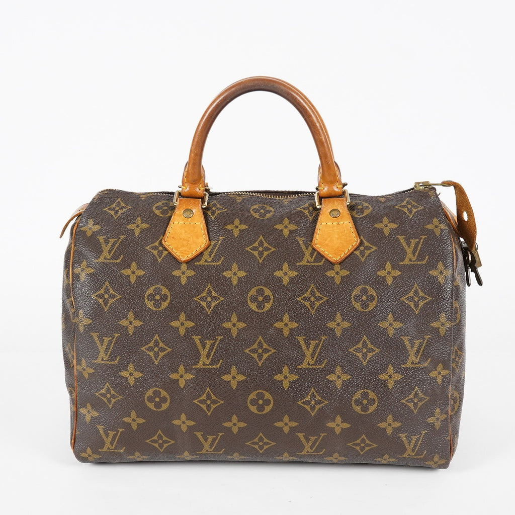 Louis Vuitton Speedy 30 M41526 Monogram Canvas Brown Handbag Used 07A296006031
