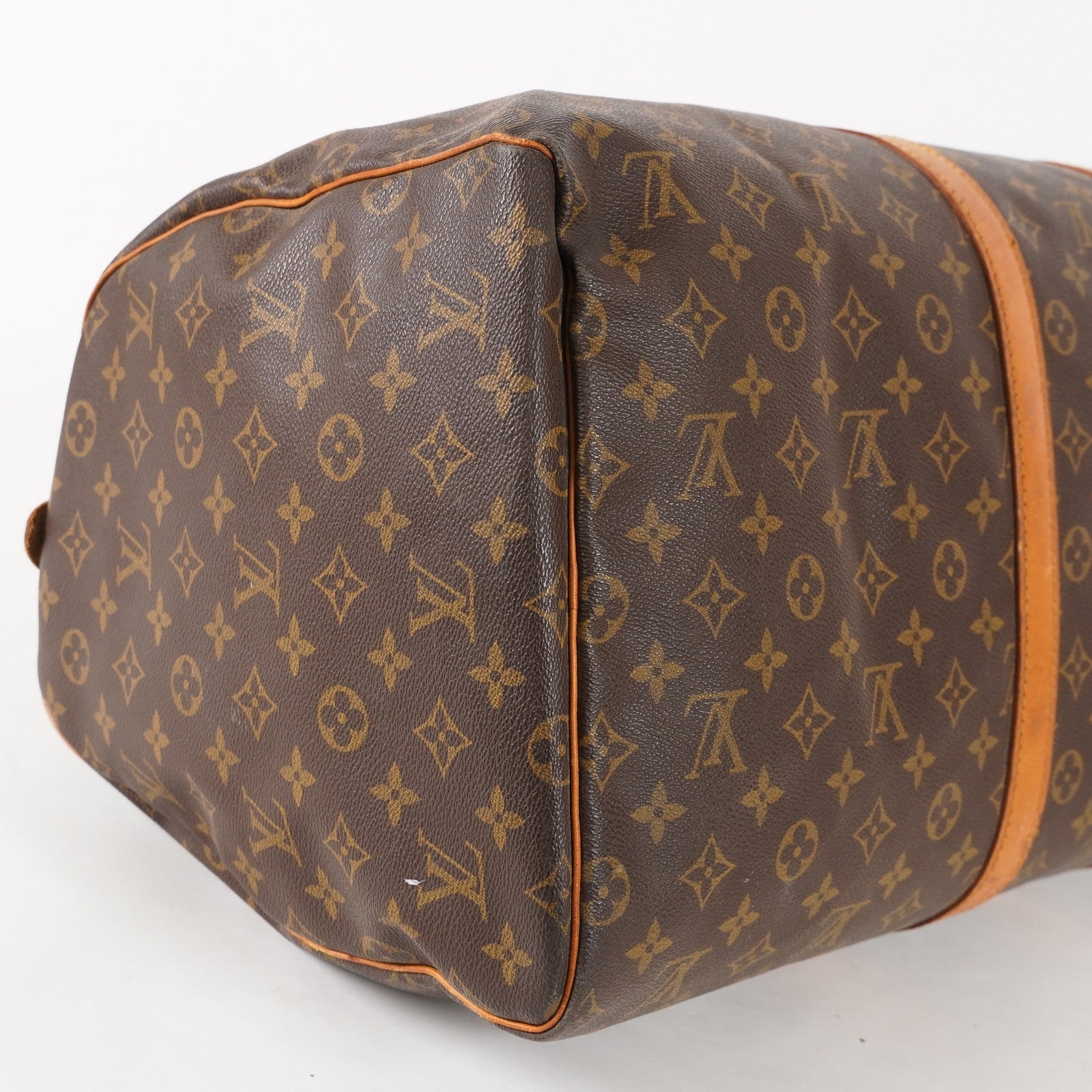 Authentic Louis Vuitton Monogram Keepall 55 M41424 Travel Bag 03E285830011