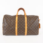 LOUIS VUITTON Keepall 50 Monogram Boston Bag Brown vintage M41426 06E133300010