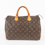 Authentic Louis Vuitton Monogram Speedy 30  Handbag M41526 vintage 05E273960029