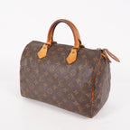Louis Vuitton Monogram Speedy 30 Handbag Brown Coated Canvas M41526 06E035170030