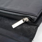 Chanel Cambon Long Wallet 19cm Black Quilted Lambskin Bifold Used 08E011760008