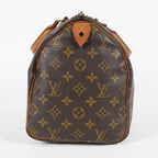 Louis Vuitton Speedy 30 Monogram Canvas Hand Bag Brown Used M41526 07A145319608