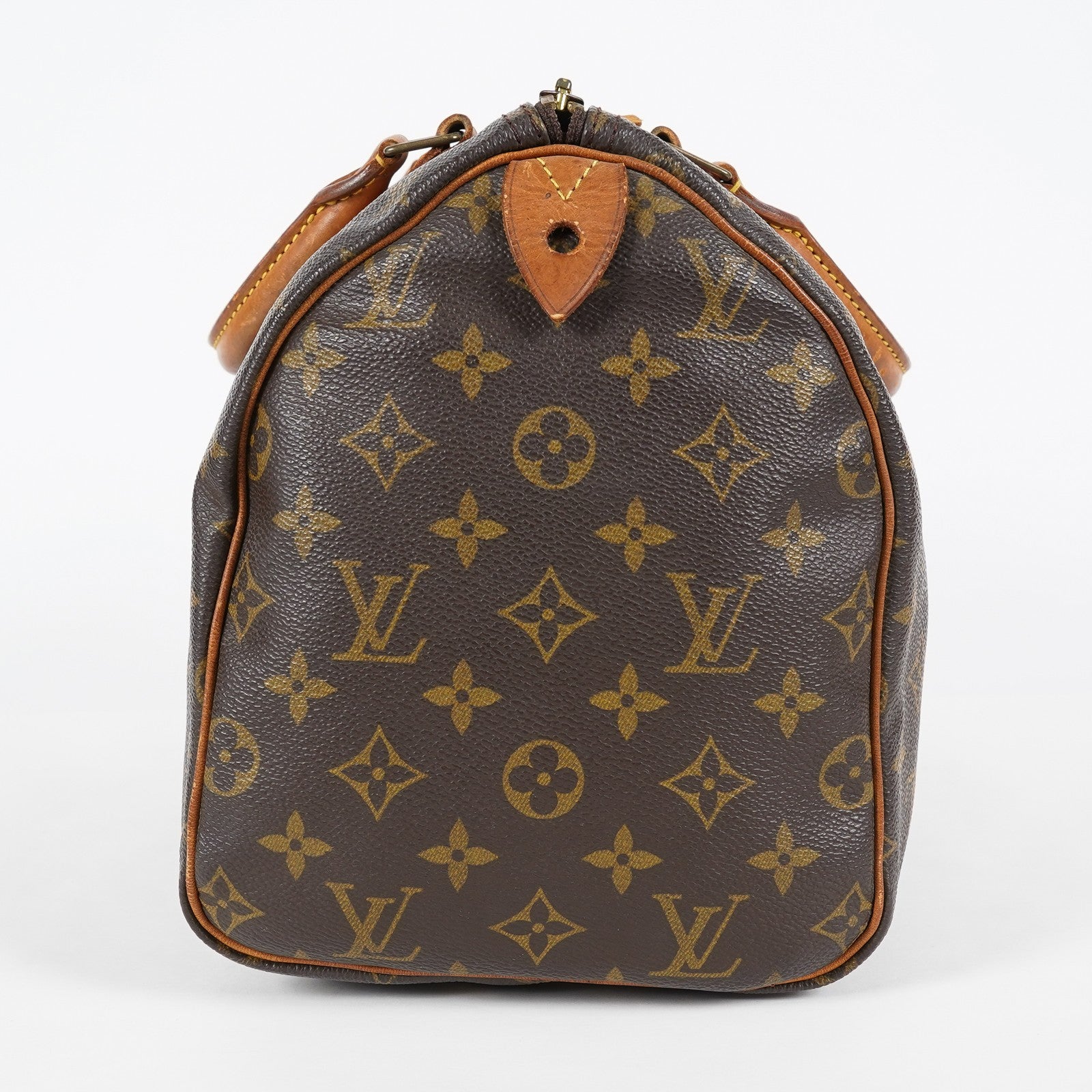 Louis Vuitton Speedy 30 Monogram Canvas Hand Bag Brown Used M41526 07A145319608