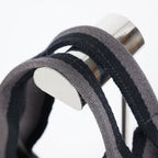 Hermes Fourre-Tout GM Gray Black Canvas Tote Bag Purse Used Vintage 08E11825007