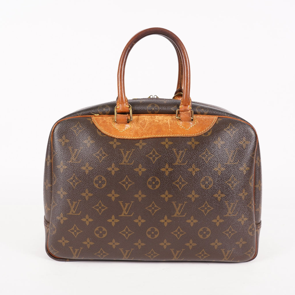 LOUIS VUITTON Deauville Handbag M47270 Monogram canvas Brown 06E062750021