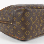 Louis Vuitton Deauville M47270 Monogram Canvas Brown Handbag Used 07E222640027