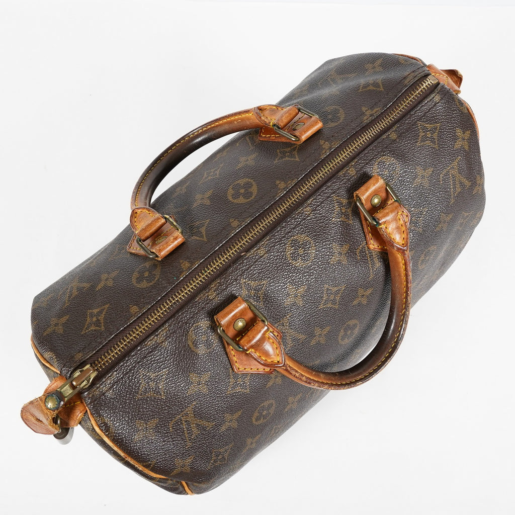 Louis Vuitton Speedy 30 M41526 Monogram Canvas Boston Hand Bag Used 07E064290007
