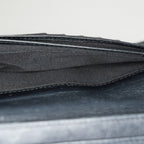 Vintage CHANEL Leather Black Bifold Wallet Classic Purse 05E412310016