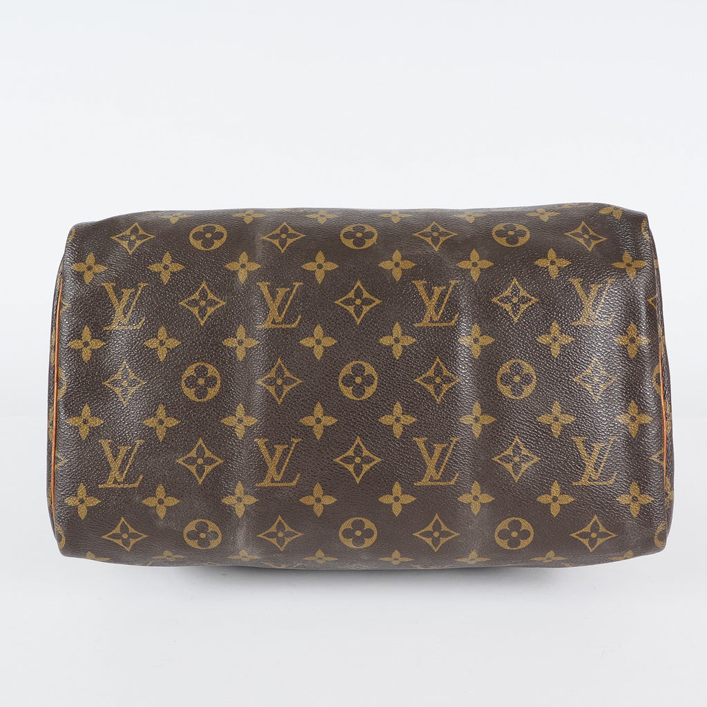 Authentic Louis Vuitton Monogram Speedy 30 M41526 Handbag vintage 04A196234807