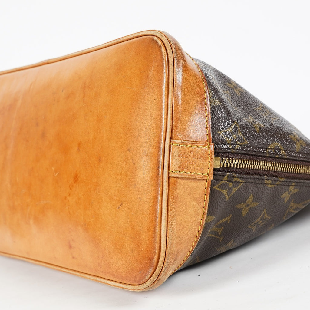 Louis Vuitton Alma PM Handbag M51130 Monogram Canvas Brown Vintage 08A293088803