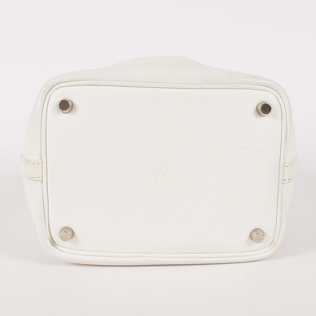 Hermes Picotin Lock PM Red ClemenceLeather Silver Hardware 05E1317270029