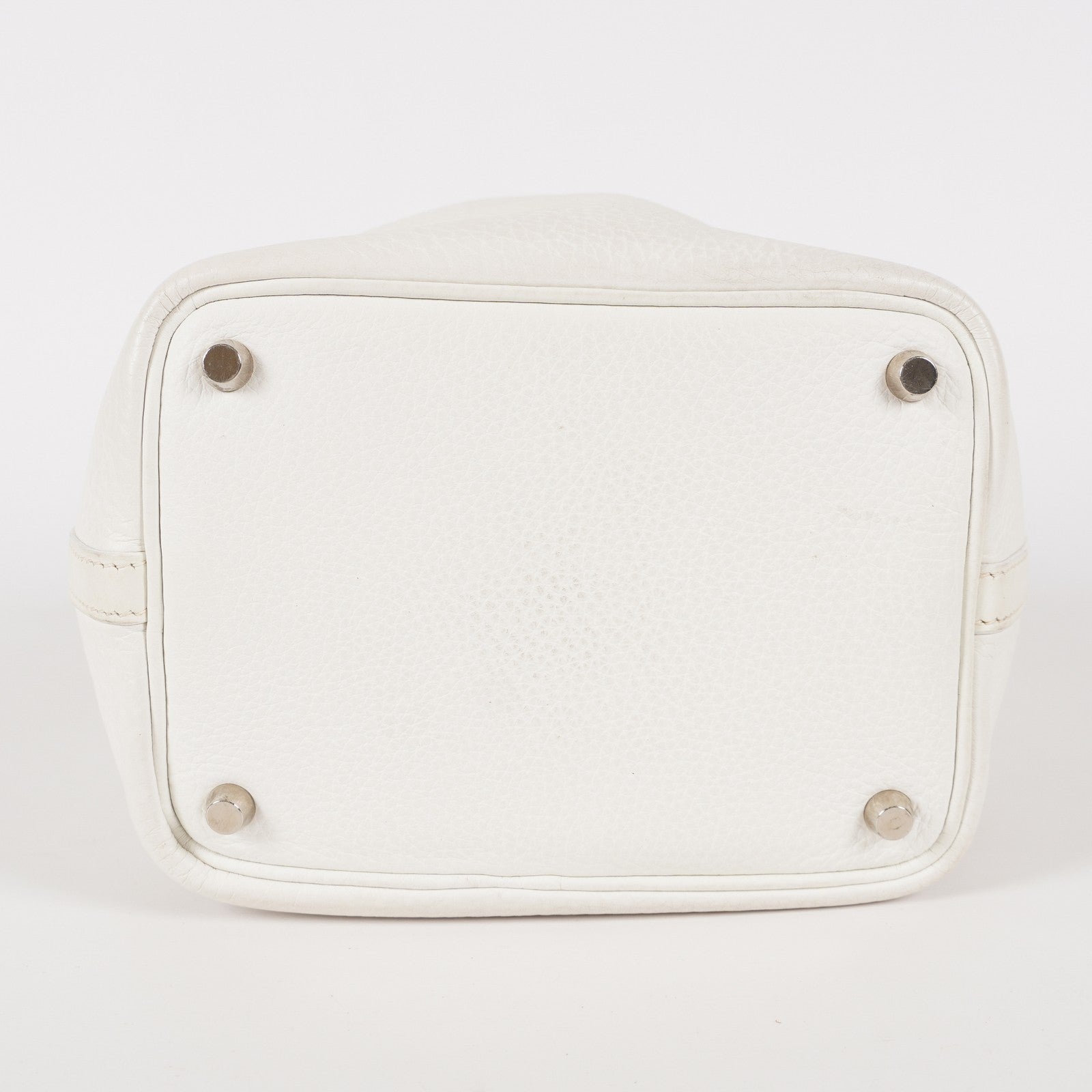 Hermes Picotin Lock PM Red ClemenceLeather Silver Hardware 05E1317270029