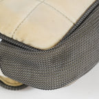 Chanel Chocolate Bar Quilted Turn Lock Shoulder Bag Beige Leather 07E317370012