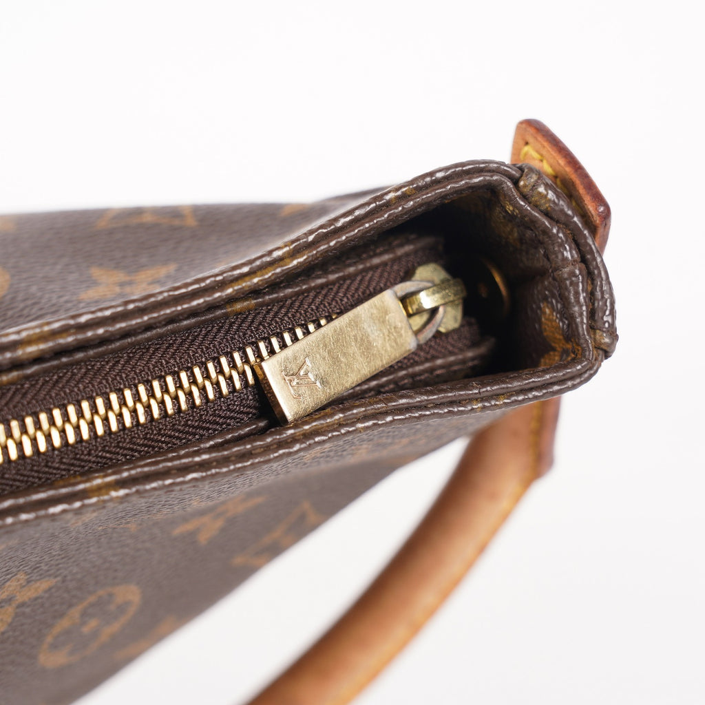Louis Vuitton Monogram Looping GM Shoulder Bag Brown M51145 Vintage 07E143410005