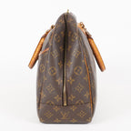 LOUIS VUITTON Deauville Handbag M47270 Monogram canvas Brown 06E102420010