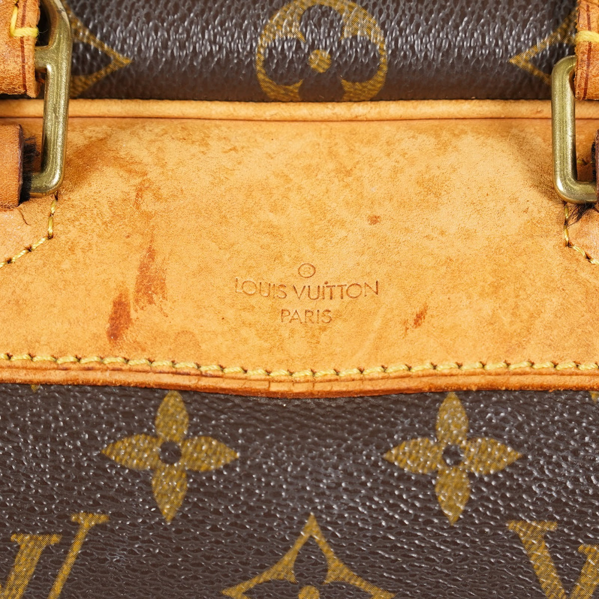 Louis Vuitton Deauville M47270 Monogram Canvas Brown Handbag Used 08M132945817