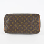 Louis Vuitton Speedy 30 Monogram Canvas Brown Boston Handbag M41526 08E065170002