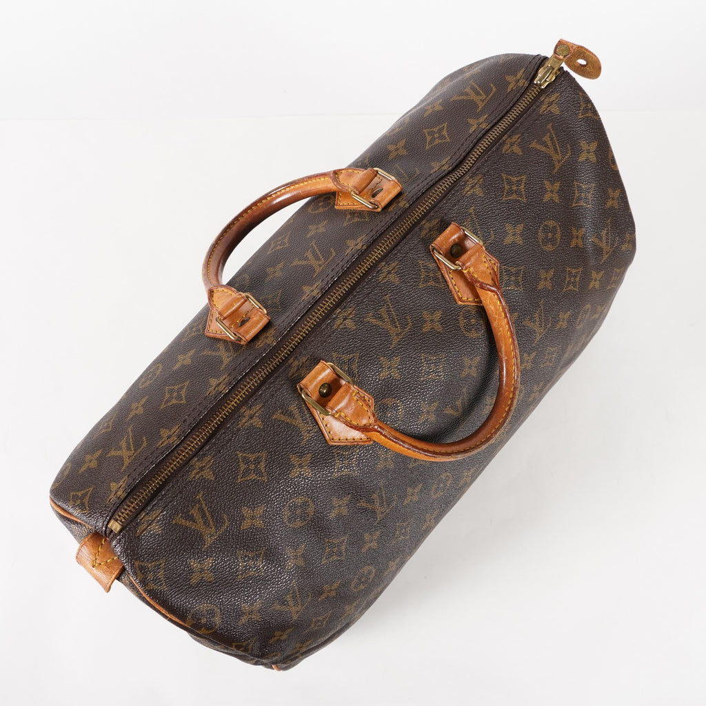 Authentic Louis Vuitton Monogram Speedy 40 M41522 Hand Boston Bag 03E125830011
