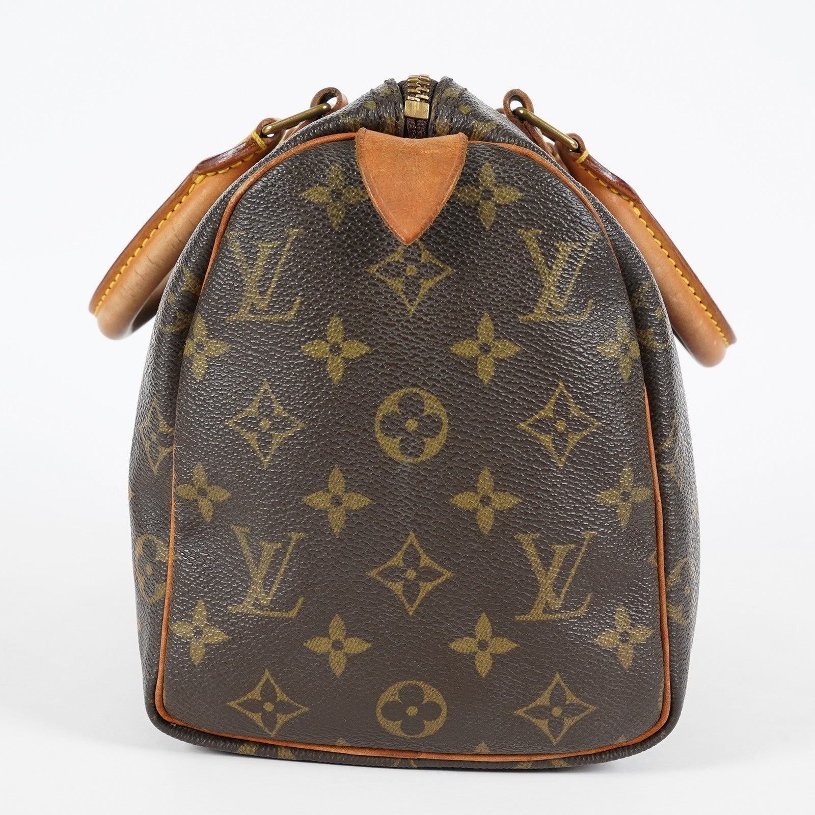 Louis Vuitton Speedy 25 Monogram Canvas Brown Handbag M41528 Used 07A047493208
