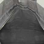 Auth Hermes Herline Tote MM Gray Canvas Silver HW Vintage Purse Used 07E22605005