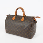 Louis Vuitton Speedy 35 M41524 Monogram Canvas Brown Used Hand Bag 07A235148031
