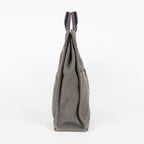HERMES Fourre Tout GM Tote Bag Gray Canvas Handbag Unisex 08E34825010